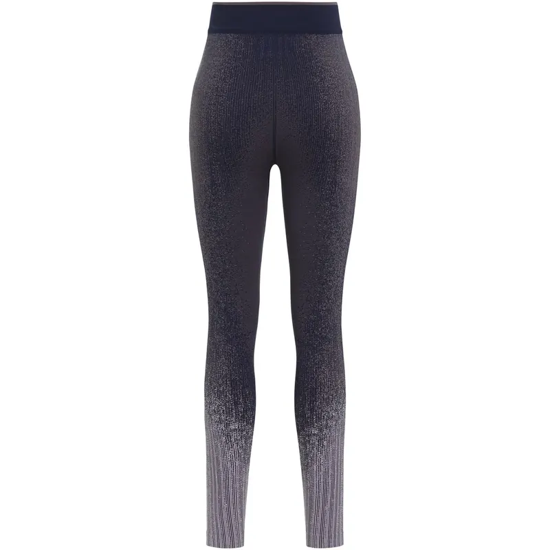 ODLO spodnie termoaktywne damskie legginsy Blackcomb fioletowe (M)