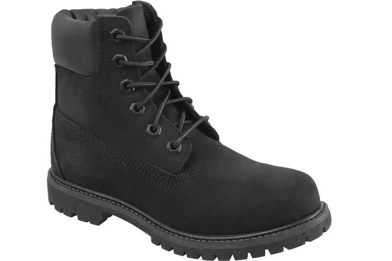 Timberland 6 Premium In Boot 8658A, Damskie, Czarne, buty zimowe, nubuk, rozmiar: 36
