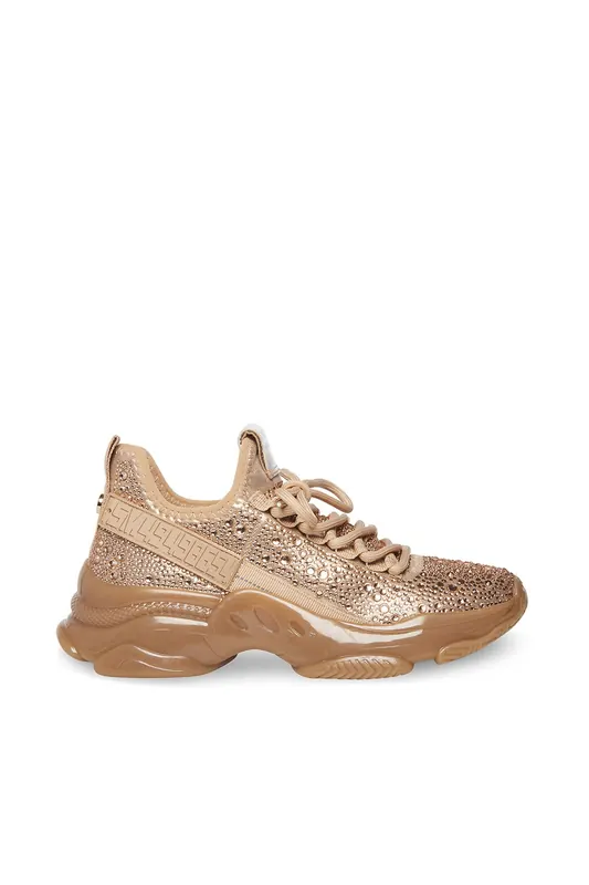 Steve Madden Maxima-r Sneakers Rose Gold Maat: 40 | Sneakers Outlet | Dames | Beige