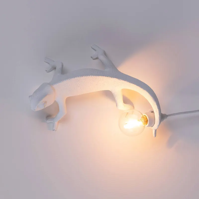 SELETTI Chameleon Lamp Going Up kinkiet LED, USB