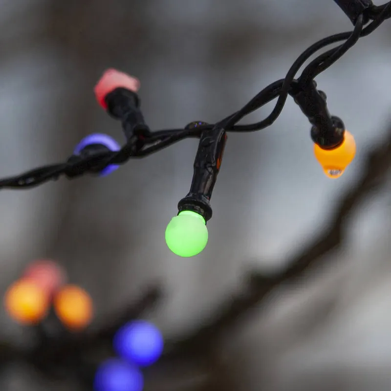 Łańcuch świetlny LED Berry Mini z timerem kolorowy