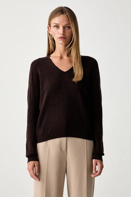 Twinset sweter damski wełniany