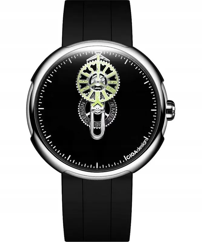 Zegarek męski Ciga Design Time Cipher Automatic Skeleton