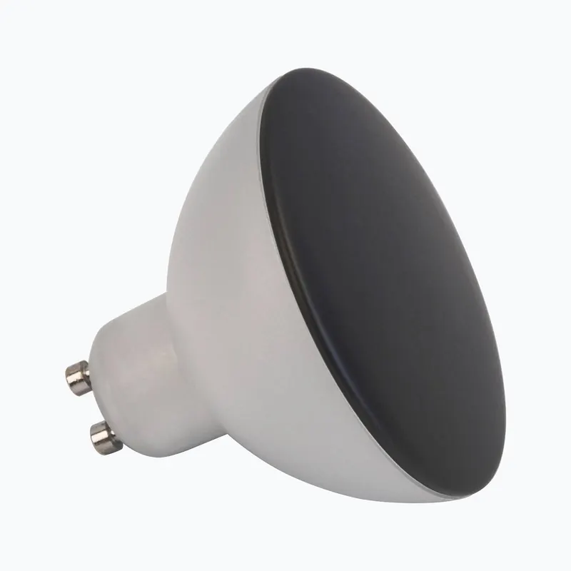 Żarówka LED GU10 4,9W 2 700/4 000 K Ø 7cm czarna