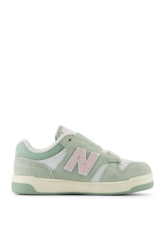 New Balance Infant Girls B480 New-b Hook & Loop White Maat: 27.5 Wide | Schoenen Outlet | kids | Wit
