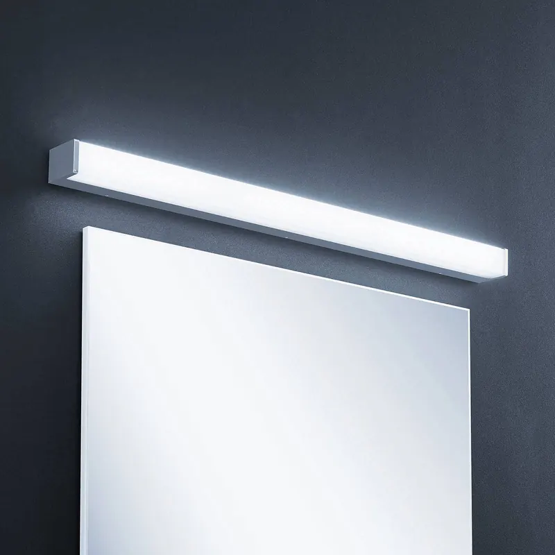 Lampa łazienkowa LED Klea, 90 cm, chrom, metal, IP44