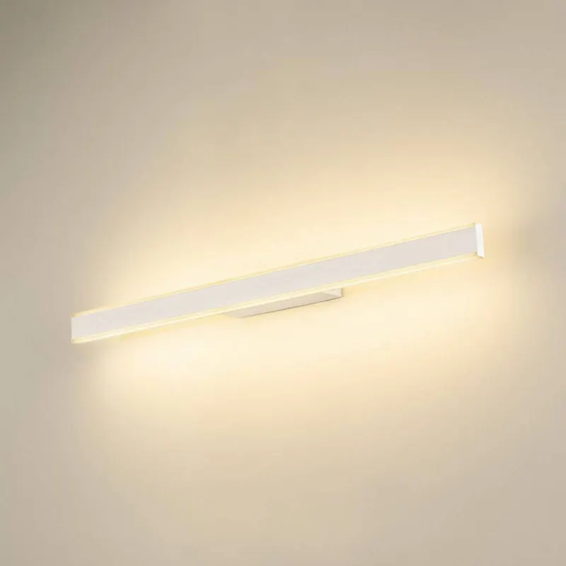 SLV Kinkiet LED do łazienki One Linear, 70 cm, biały, metal, CCT