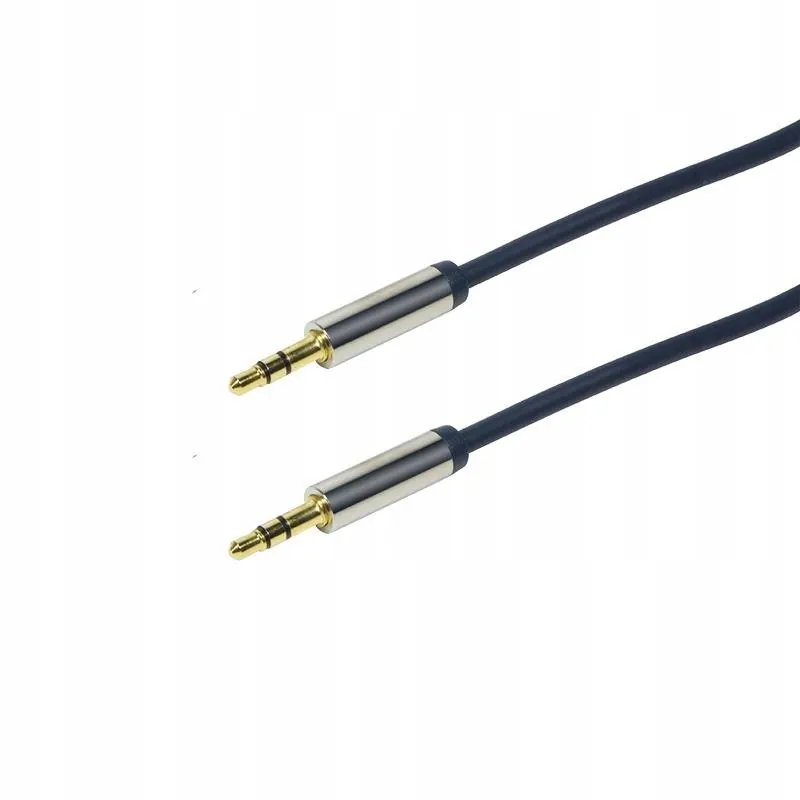 Logilink Przewód Audio Stereo 3 5MM Jack M M 3M Kabel Niebieski Do Audio Pc