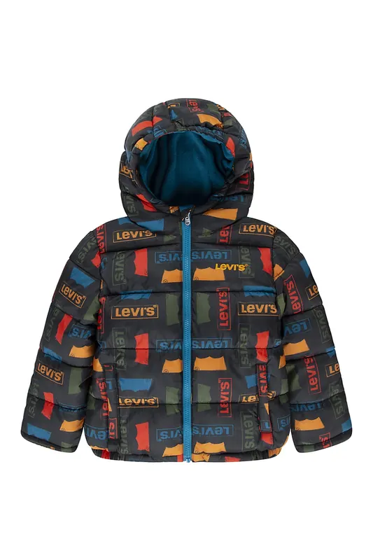 Levi's Boys Core Aop Puffer Ocean Depths Maat: 10Y | Jassen Outlet | kids | Zwart