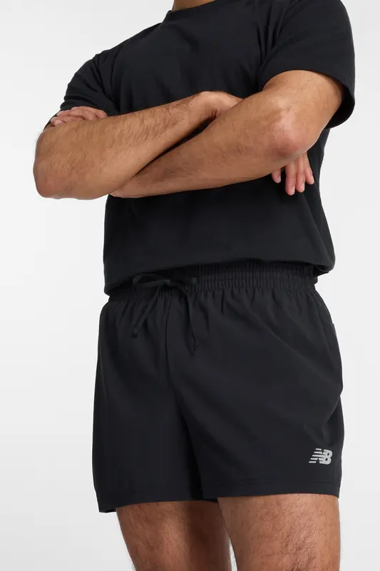 New Balance Sport Essential Short 3 Black Maat: M | Korte Broeken Outlet | Heren | Zwart