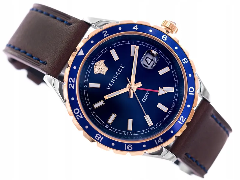 Męski Zegarek Versace V1108/0017 Hellenyium Gmt