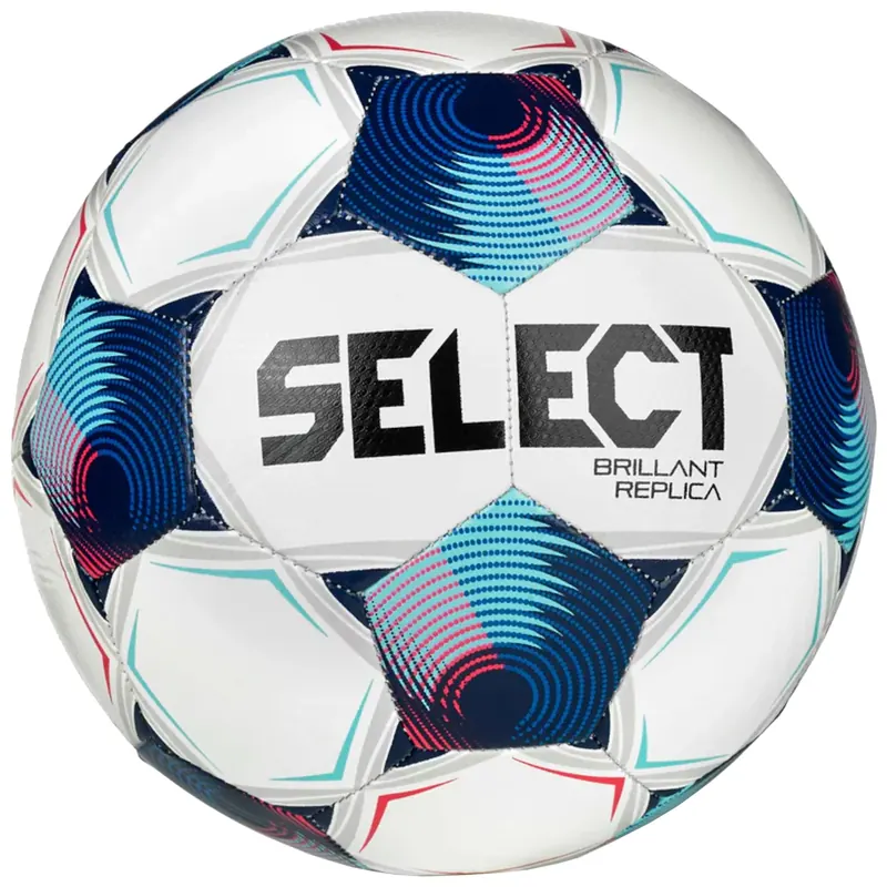 Select Brillant Replica v25 Ball 160075, Unisex, Białe, piłki do piłki nożnej, TPU, rozmiar: 3