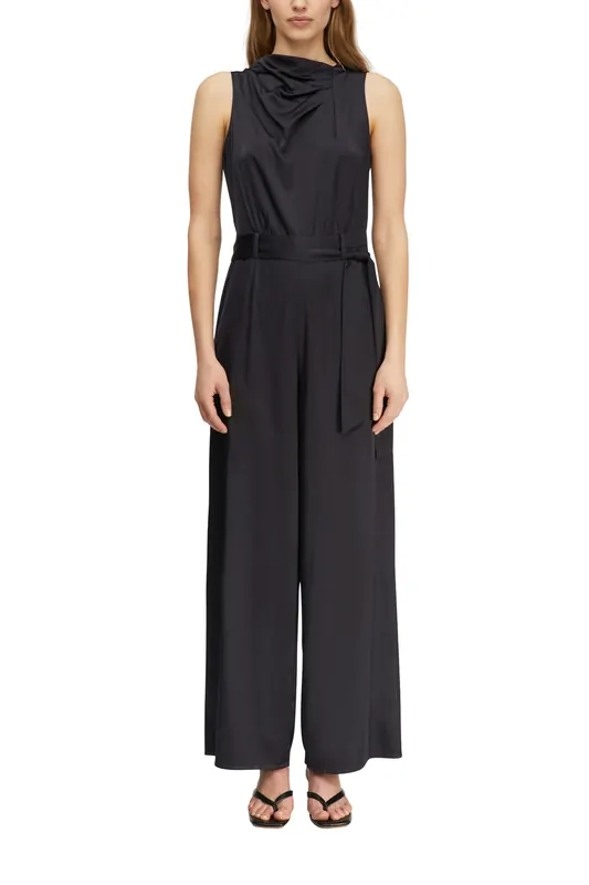Comma  Overall Marine Maat: 44 | Jumpsuits Outlet | Dames | Zwart