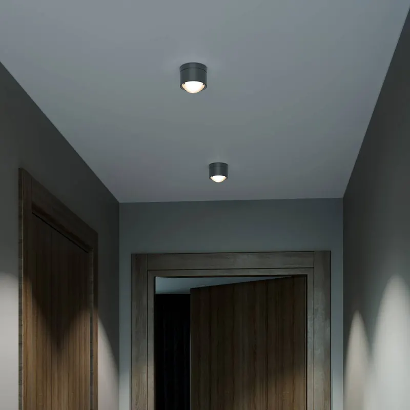 Puk! 80 One reflektor LED matowy, antracyt
