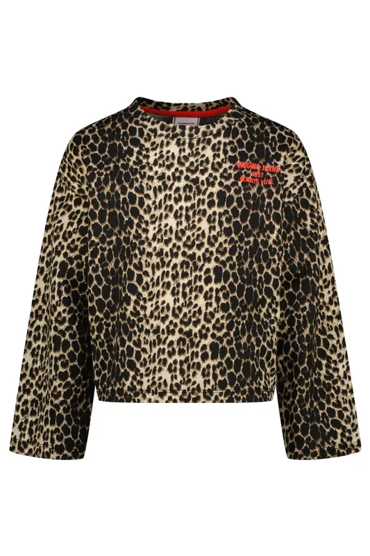Vingino Girls Jeanny T-shirt Multicolor Brown Maat: 8 | T-Shirts Outlet | kids | Beige