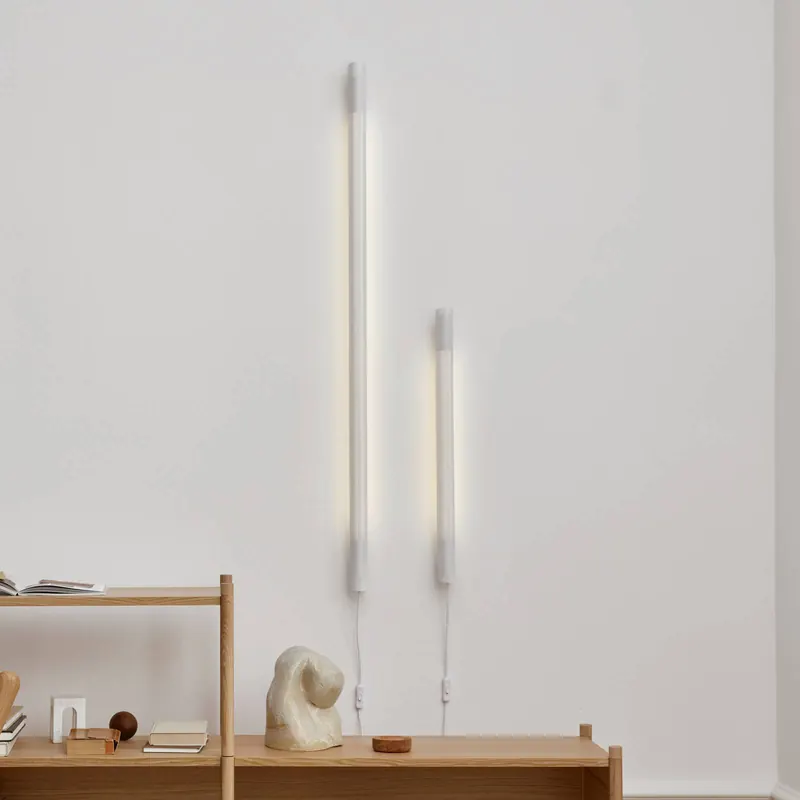 GEJST Kinkiet Radent Wtyczka, biały, wysokość 70 cm, G13 LED