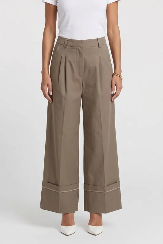 & Other Stories Rosso Trousers Beige Maat: 34 | Pantalons Outlet | Dames | Beige