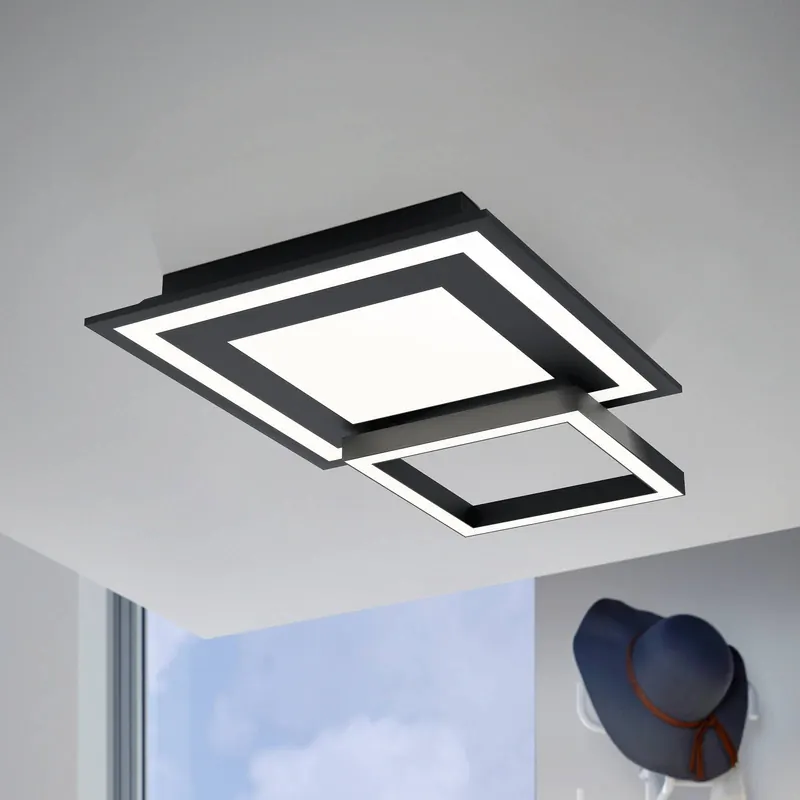 EGLO connect Savatarila-C lampa sufitowa czarna