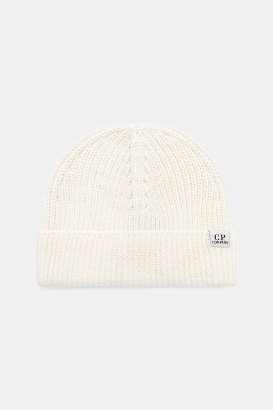C.P. Company czapka beanie z wełny merino