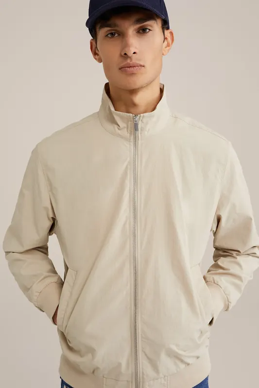 We Fashion Bomber Beige Maat: L | Bomberjacks Outlet | Heren | Beige