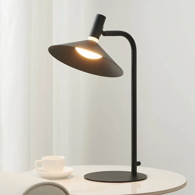 Inteligentna lampa stołowa LED Conomavilla-Z czarna wysokość 45 cm CCT RGB