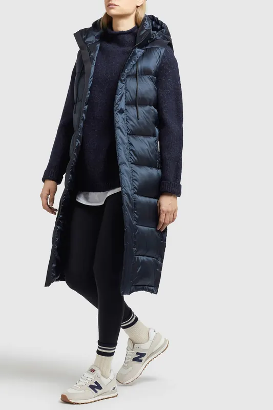 Khujo Tourin Satin Eclipse Blue Maat: XL | Winterjassen Outlet | Dames | Blauw