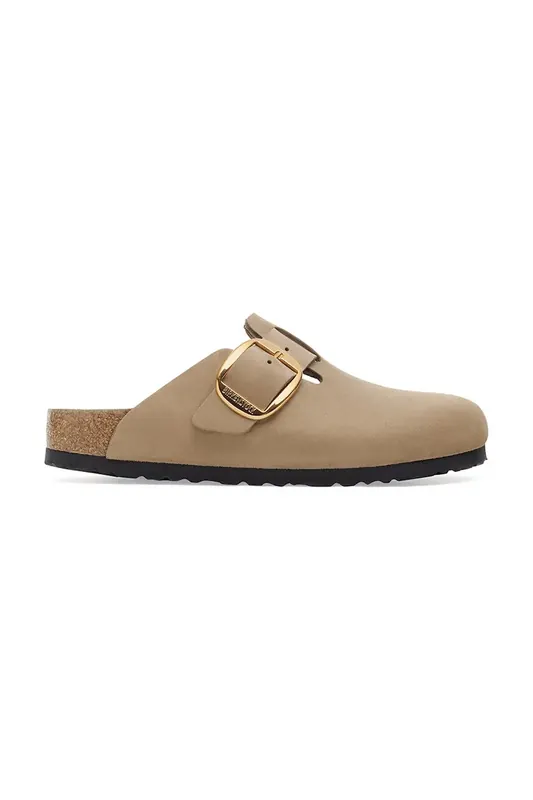 Birkenstock klapki skórzane Boston Big Buckle