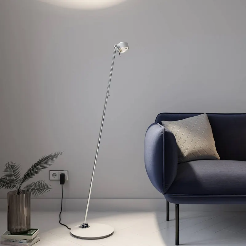 Puk Mini Floor Mini Single LED matowa/przezroczysta, biała