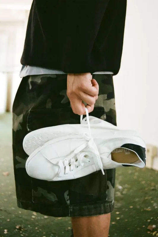 Sneakersy SKIN '93 ze skóry nappa
