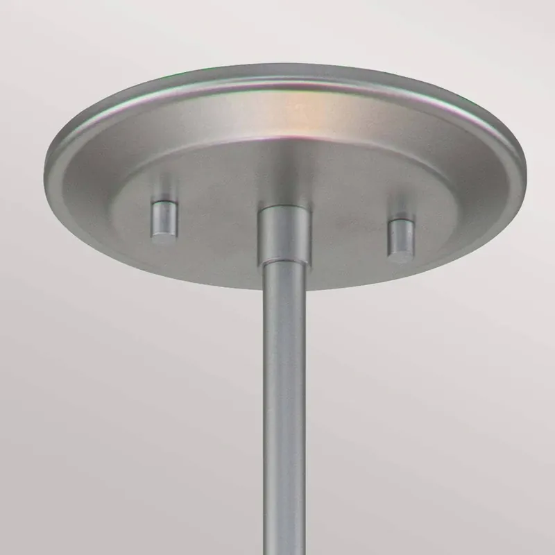 Lampa wisząca Ziggy Medium, Ø 40 cm, srebrna