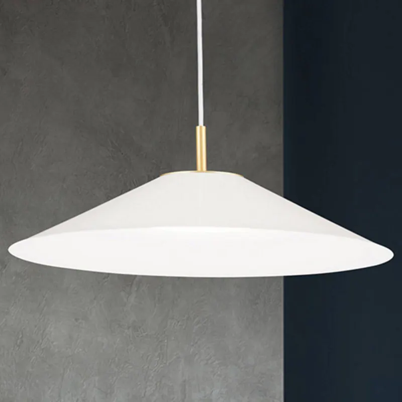 Lampa wisząca LED Gourmet, klosz biały