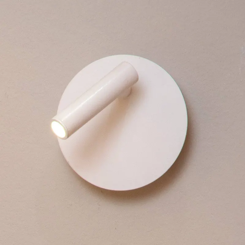 Akumulatorowy spot ścienny LED Jolijn, biały, Ø 10,2 cm, magnes