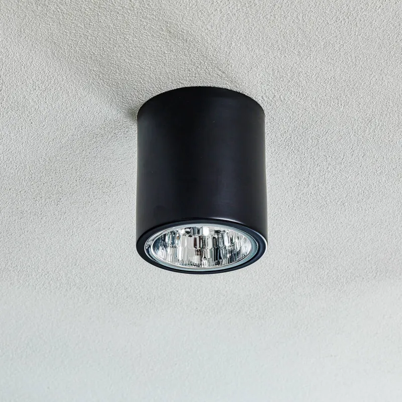 Reflektor sufitowy typu downlight w kolorze czarnym, Ø 13,3 cm