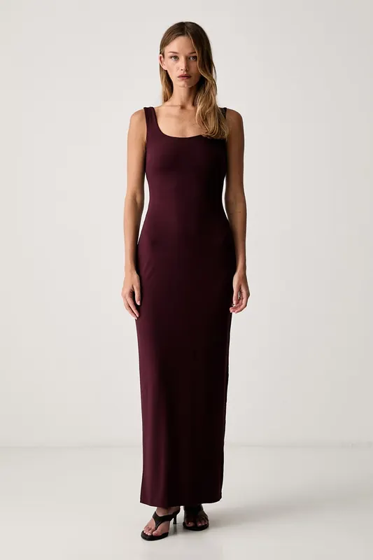 Le Privé sukienka z wiskozy LIV CHERRY
