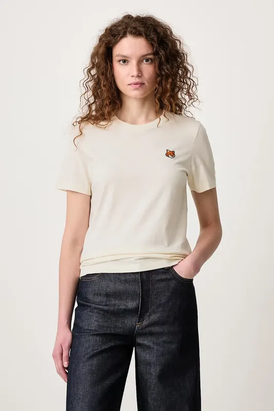 Maison Kitsuné  Fox Head T-shirt bawełniany damski