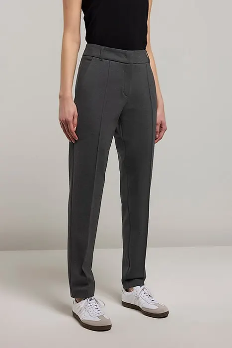 Summum Woman Trousers Punto Milano Antraciet Maat: 38 | Pantalons Outlet | Dames | Grijs