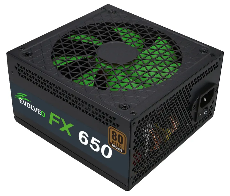 Napájací zdroj Evolveo Fx 650 W 80 Plus Bronze