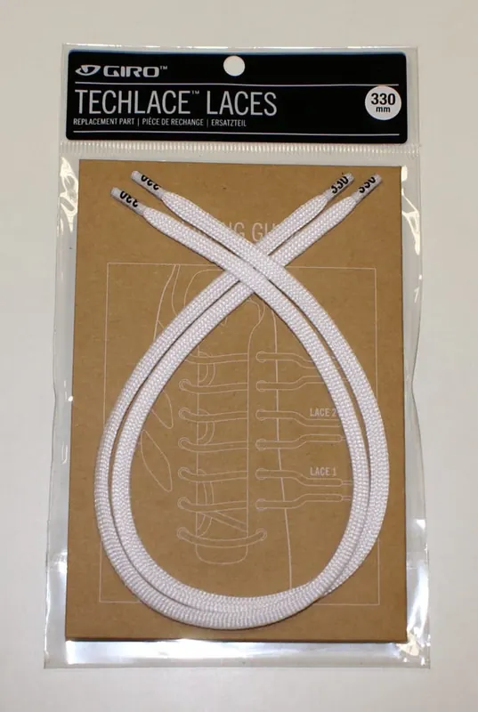 GIRO Sznurówki TECHLACE LACES biały (325mm)