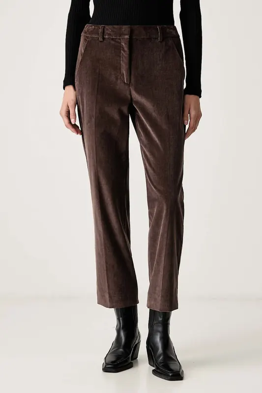 Weekend Max Mara spodnie damskie sztruksowe WKDMARRUCA