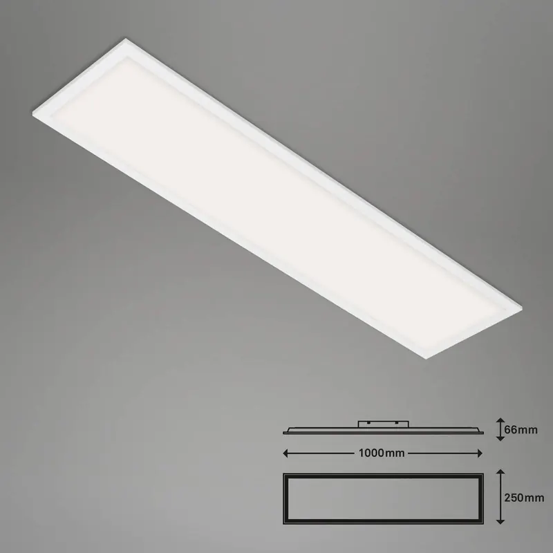 Lampa sufitowa LED Piatto S ściemniana CCT biała 100x25cm