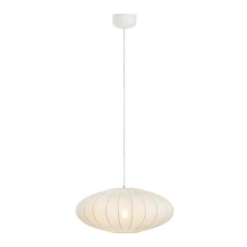 Biała lampa wisząca ø 50 cm Solia – Markslöjd