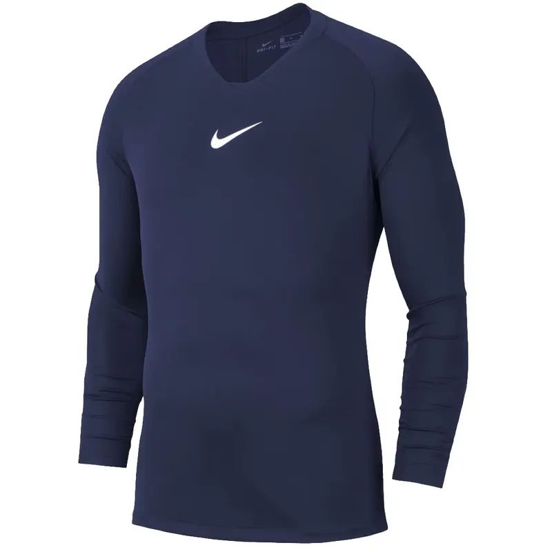 Nike Dry Park First Layer Longsleeve AV2609-410, Męskie, Granatowe, longsleevy kompresyjne, poliester, rozmiar: S
