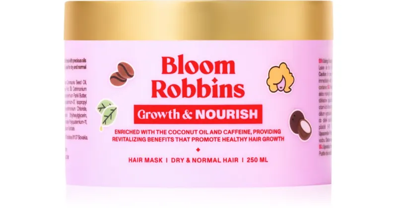 Bloom Robbins Wzrost i odżywianie maschera do odżywiania włosów do każdego rodzaju włosów 250 ml
