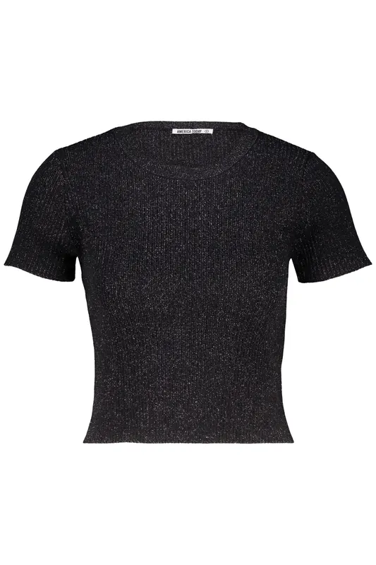 America Today Ebby X Black/silver Maat: L | Tops Outlet | Dames | Zwart