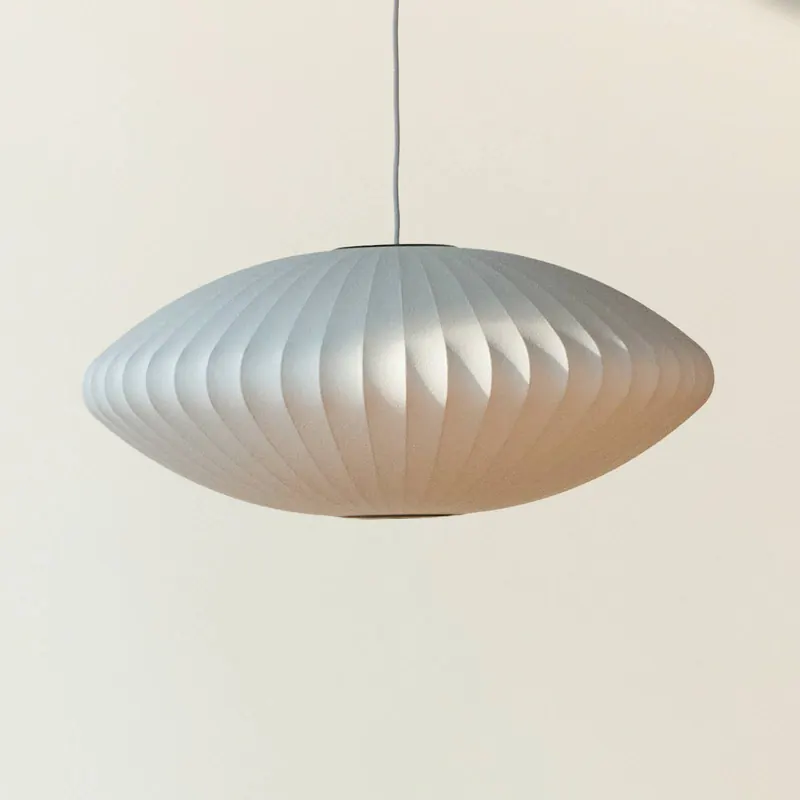 Żyrandol HAY Nelson Saucer Bubble S, Ø 44,5 cm, biała