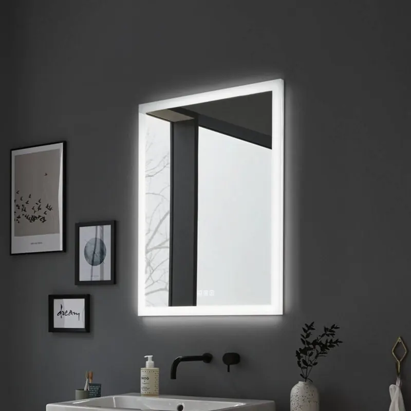 Lustro ścienne LED Paulmann Mirra białe 60x80 cm IP44 CCT