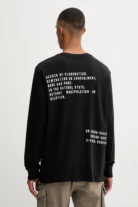G-Star longsleeve bawełniany Back embro