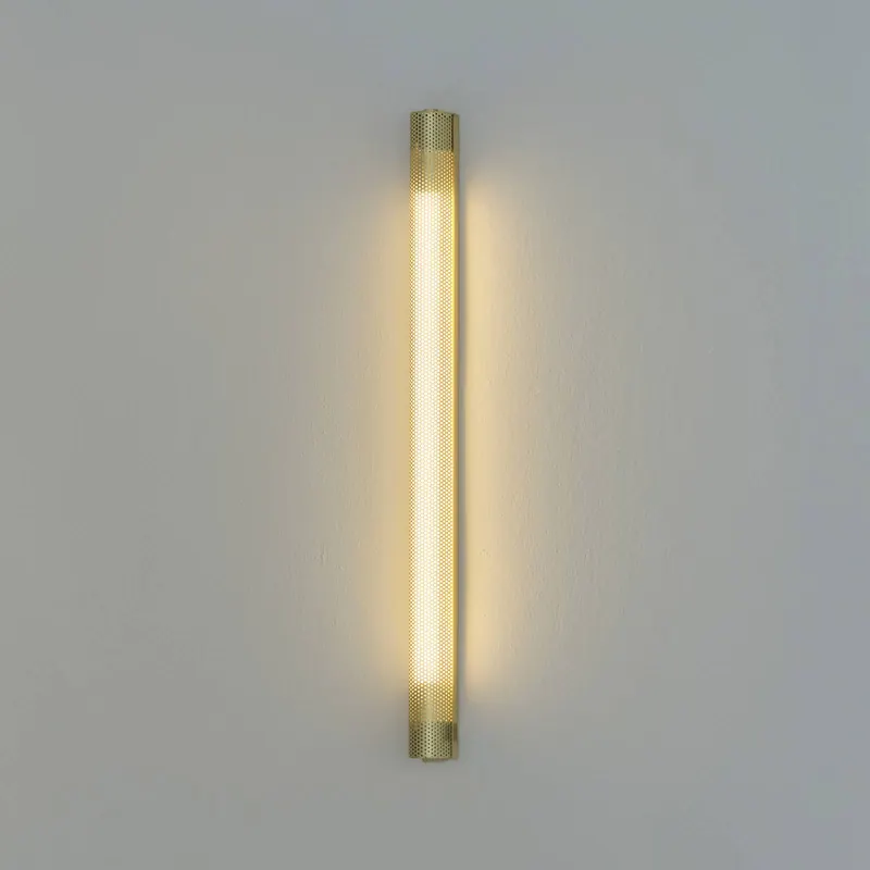 GEJST Kinkiet Radent, kolor mosiężny, wysokość 70 cm, G13 LED