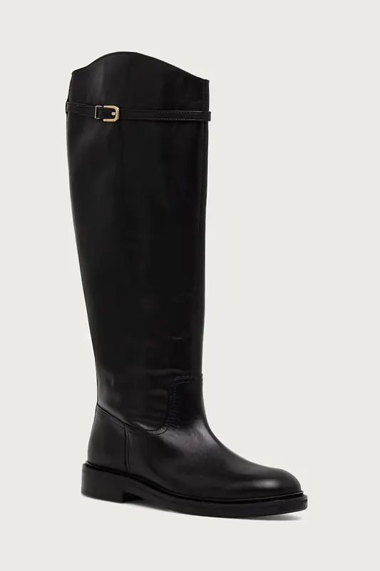 Billi Bi kozaki damskie skórzane Black calf 80