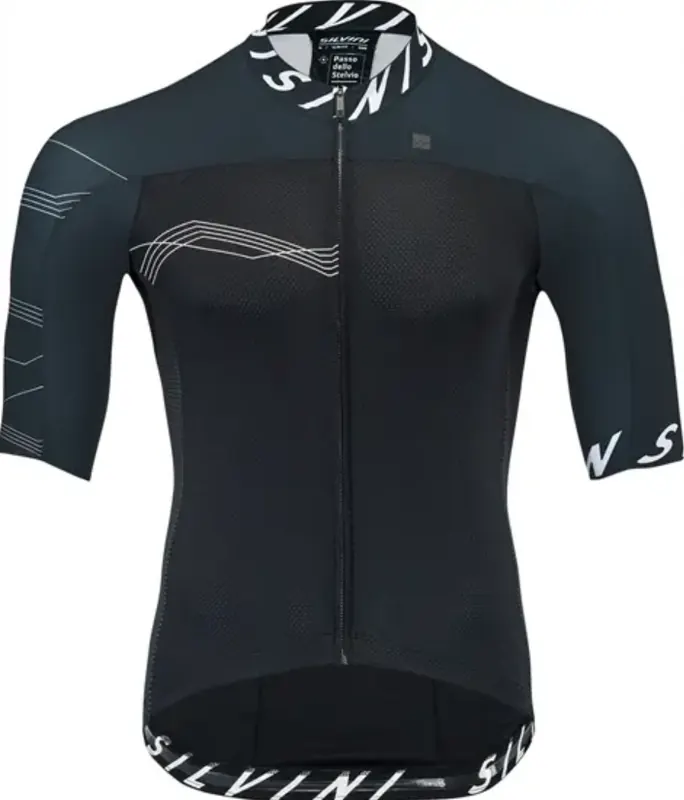 Koszulka rowerowa z krótkim rękawem damska SILVINI Women Jersey STELVIA czarna (M)